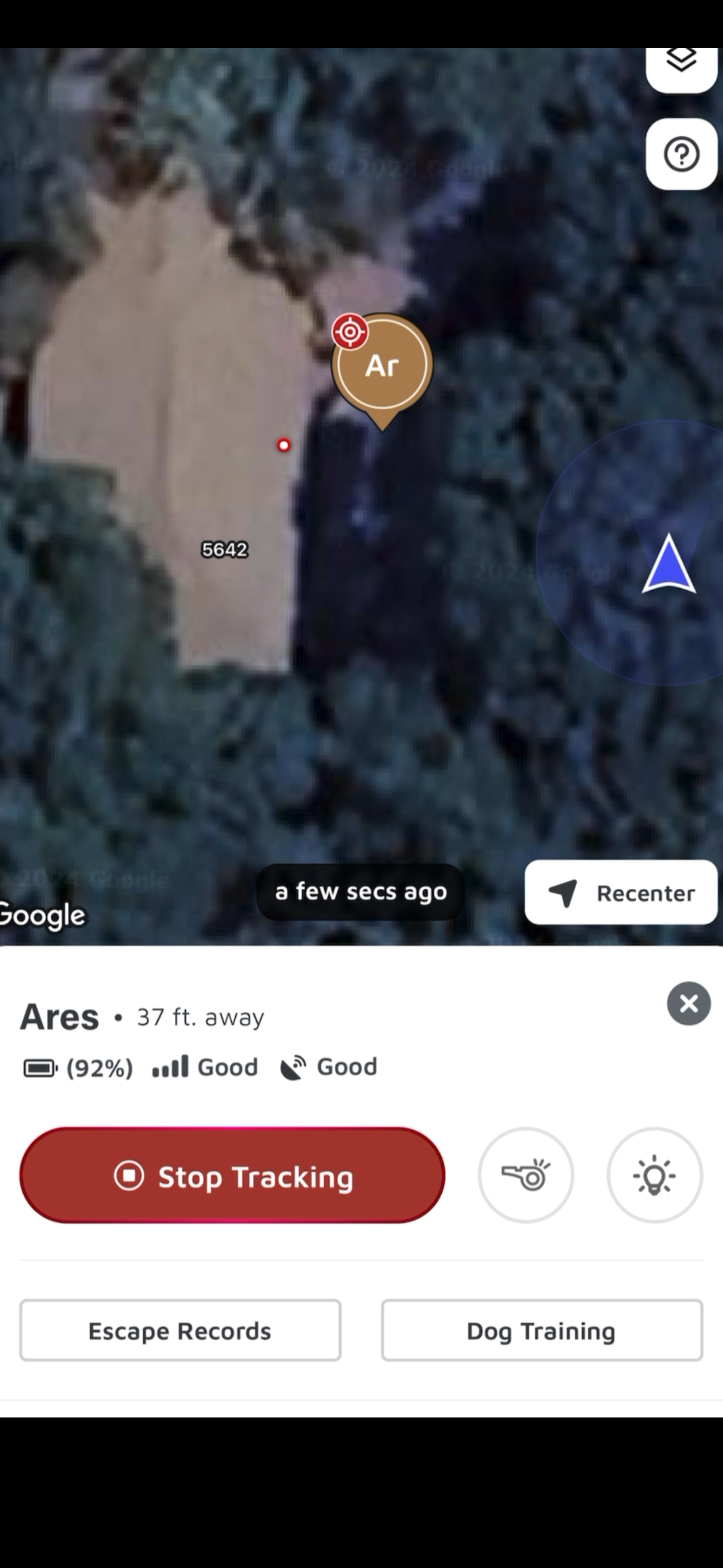 spoton collar real-time tracking